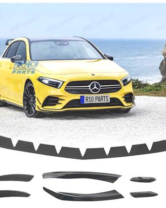 SPOILER LIP ANTERIORE + SPLITTER PER MERCEDES CLAS