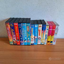 14 VHS Disney e altri cartoni animati