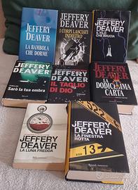 Collezione  8 libri  Jeffery Deaver 