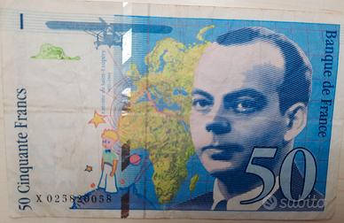 Banconota 50franchi piccolo principe Saint-Exupéry