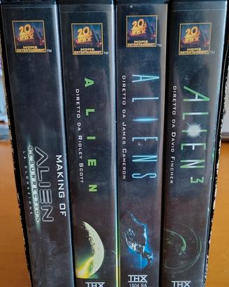 Alien Saga cofanetto 4 VHS THX da collezione