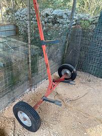 Carrello per trasporto motozappa