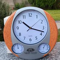 Orologio da Parete con Termometro e Igrometro 32cm