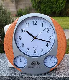 Orologio da Parete con Termometro e Igrometro 32cm