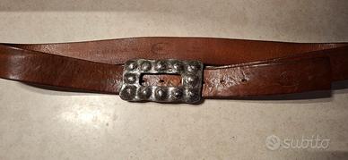 Cintura in pelle marrone Roberto Cavalli 