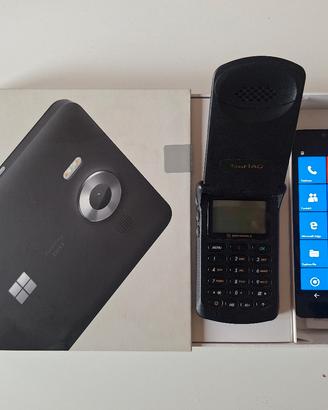 Nokia Lumia 950 e Motorola StarTAC 
