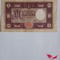 Banconota 1000 lire grande "M" 1944 R3