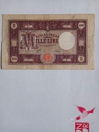 Banconota 1000 lire grande "M" 1944 R3