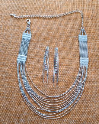 Parure Elegante a Cascata (Stile Red Carpet)