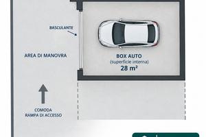 Ampio box auto - ingresso elmas