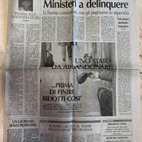 Quotidiano "LA PADANIA" primo numero del 1997