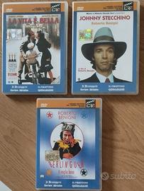 N.3 DVD di Roberto Benigni.