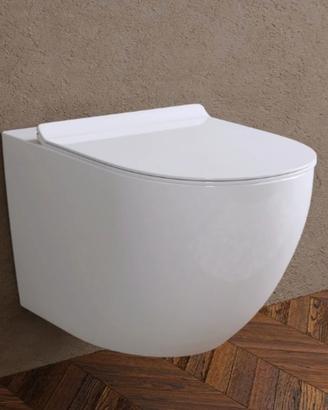 Wc sospeso completo e imballato