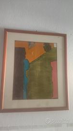 Quadro da arredo paesaggio astratto 