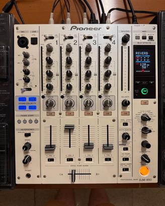 DJM 850 WHITE in perfette condizioni (+ DECKSAVER)