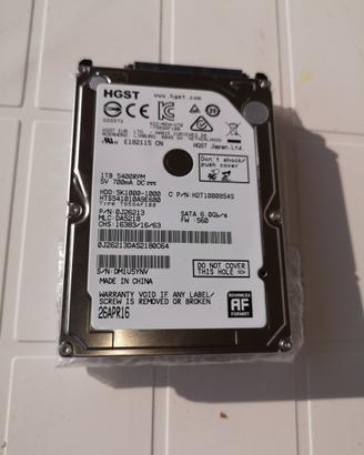 Hard disk HGST 1Tb 2.5''