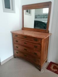 cassettiera in legno 
