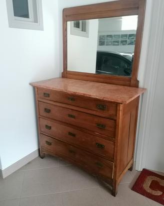 cassettiera in legno 