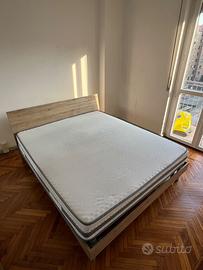 Letto matrimoniale( rete+materasso)