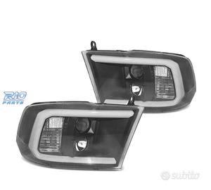 FARI PER DODGE RAM 09-18 LUCE DIURNA A LED NERO