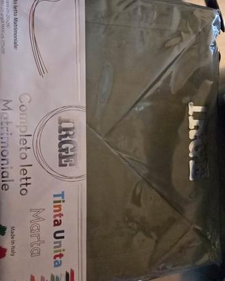 lenzuola matrimoniale,marca irge,100%cotone,€17