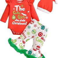 costume natalizio per neonati e bambine piccole