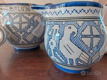 Rara Ceramica Deruta Punto Assisi Cremiera