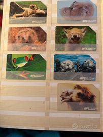 Rarissime schede telefoniche di animali