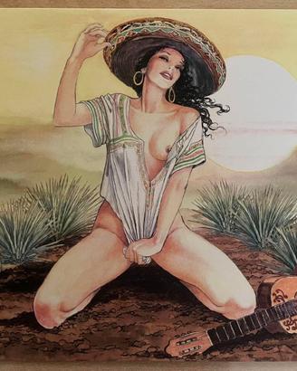 Omaggio alla Tequila Messicana di Milo Manara