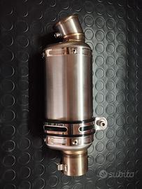 Scarico/silenziatore per moto