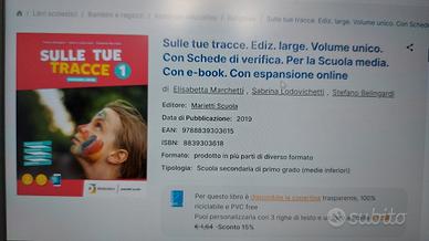 SULLE TUE TRACCE ISBN 9788839303615