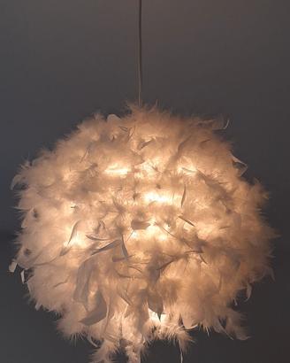 Paralume / lampadario piume Maisons du Monde