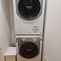 lavatrice + asciugatrice hotpoint ariston 