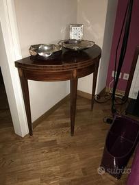 Tavolino antiquariato inglese richiudibile