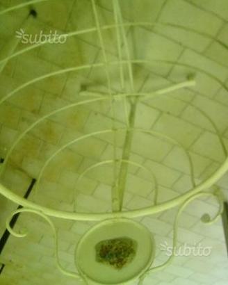 Culla anni '50 in ferro battuto