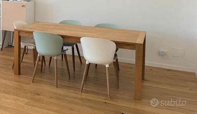 Tavolo jysk rovere naturale con prolunghe