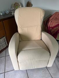 Poltrona ad un posto reclinabile