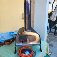 Forno pizza ibrido pellet/gas