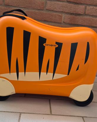 Valigia Cavalcabile Bambini Samsonite (Tigre)