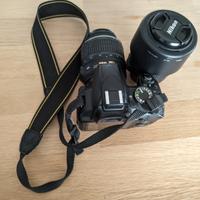 Nikon D3100 + 18-55 +55-200