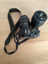 Nikon D3100 + 18-55 +55-200