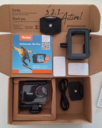 Action Cam Rollei 10S Plus NUOVA mai usata + acces