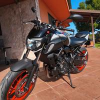 Yamaha MT-07. Ripotenziata a libretto