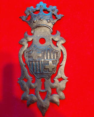 Antica bocchetta in ferro forgiato 