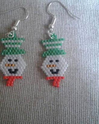 Orecchini Pupazzo di Neve