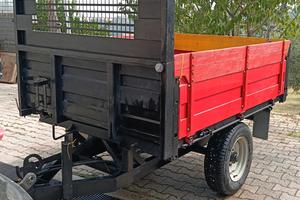 Carrello rimorchio per trattore