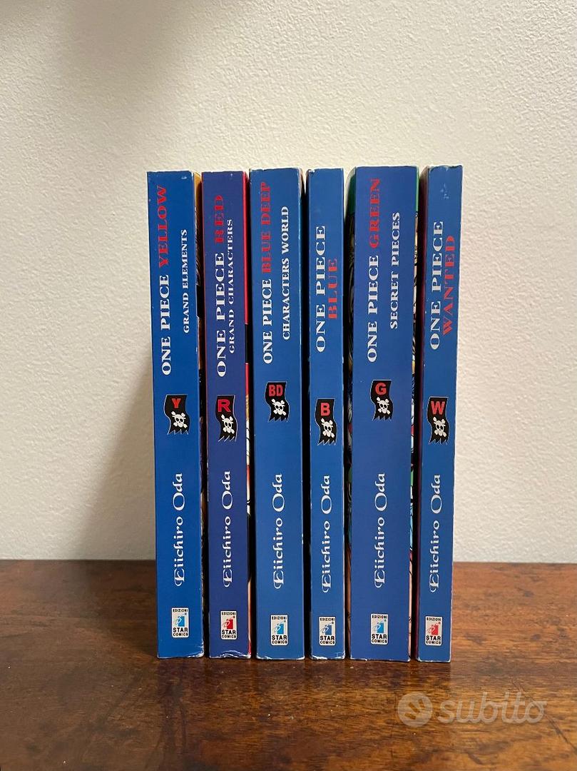 One Piece Yellow-Blue Deep-Green-Blue-Red-Wanted - Libri e