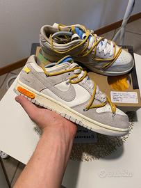 Nike dunk low x off white lot 34