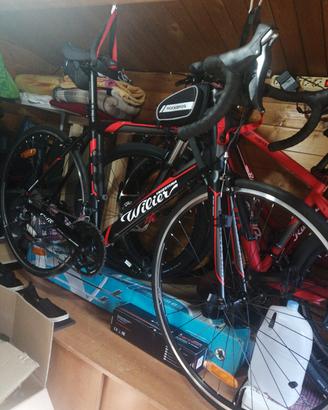 Wilier Montegrappa + mountain bike Btwin