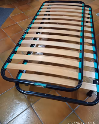 2 reti ortopediche con doghe in legno 